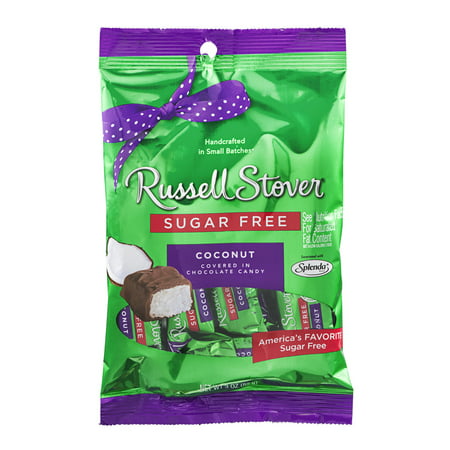 Russell Stover Sugar Free Coconut Covered in Chocolate Candy