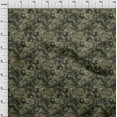 thumbnail image 4 of oneOone Rayon Dark Olive Green Fabric Abstract Floral Craft Projects Decor Fabric Printed By The Yard 56 Inch Wide, 4 of 5