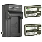 Kastar 2 Pack BP-511 BP-511A Battery and AC Wall Charger Compatible with Canon MV700i DM-MV730i MV730i DM-MV750i MV750i Optura 10 Optura 20 Optura 50MC Optura 100MC Optura 200MC Optura Pi Cameras