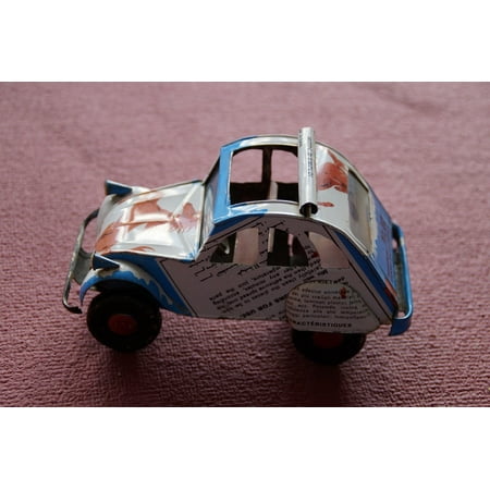 - Laminated Poster Box from Cans Can Car Auto Toy Car Africa Sheet Poster Print 11 x 17
