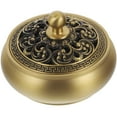 thumbnail image 6 of BRIGHTFUFU 1Pc Three Legged Brass Incense Burner for Home Décor and in Golden Color, 6 of 8
