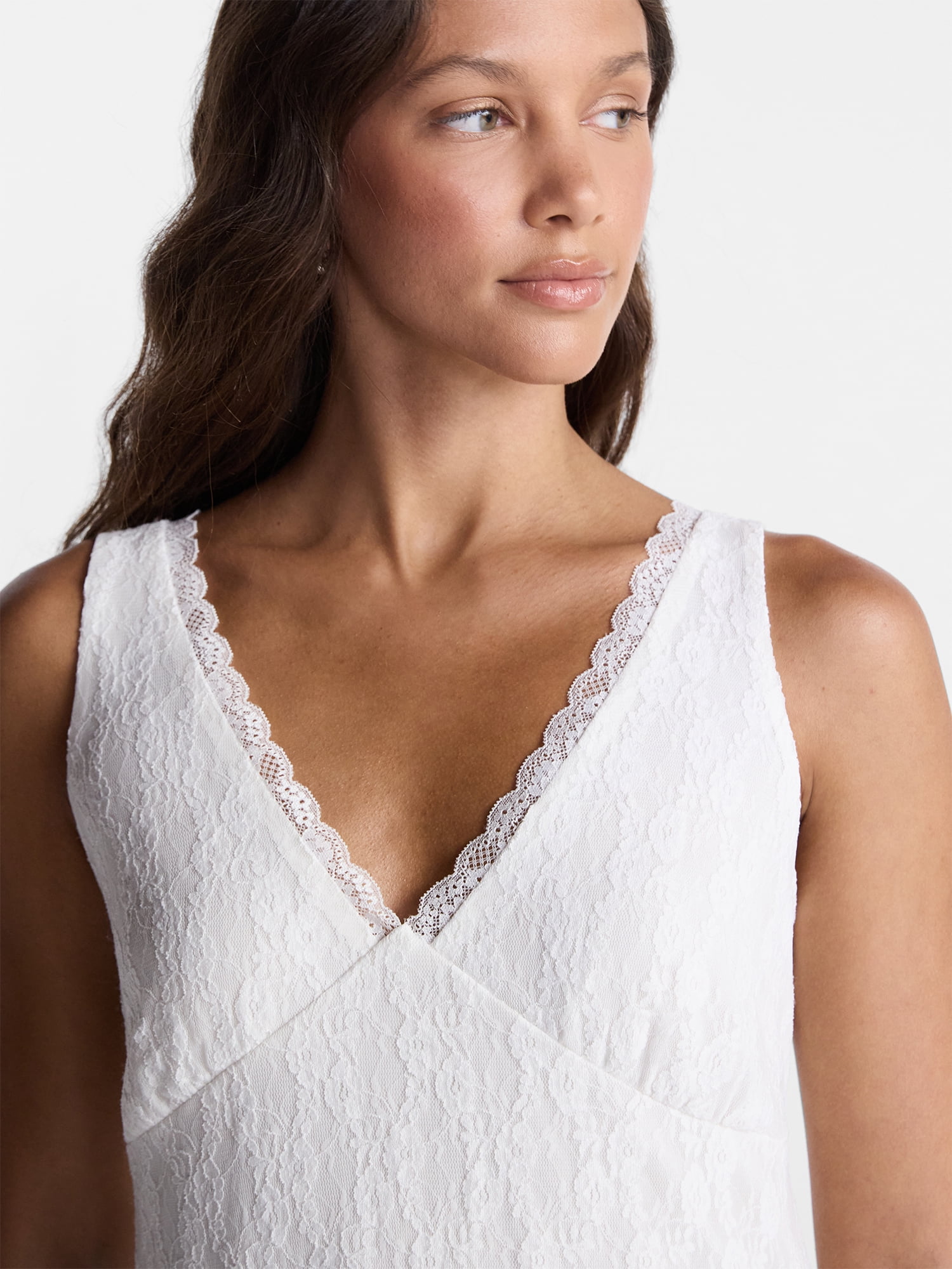 No Boundaries Lace Godet Tank Top, Women’s XXS-XXL