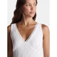 thumbnail image 4 of No Boundaries Lace Godet Tank Top, Women’s XXS-XXL, 4 of 5