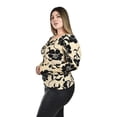 thumbnail image 2 of Blusa con detalle fruncido Roman Fashion /Tallas Extras, 1785 (Negro) negro 38, 2 of 5