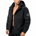 thumbnail image 6 of WRKEKC Windbreaker Jackets for Men Detachable Hood Long Sleeve Zip-Up Outerwear With Zipper Pockets for Hiking and Cycling, 6 of 7