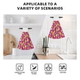 thumbnail image 4 of Yiaed Green Avocado Print Coral Velvet Wipes Absorbent Wipes Cleaning Cloths Household Table and Dish Wiping Cloths, 4 of 7