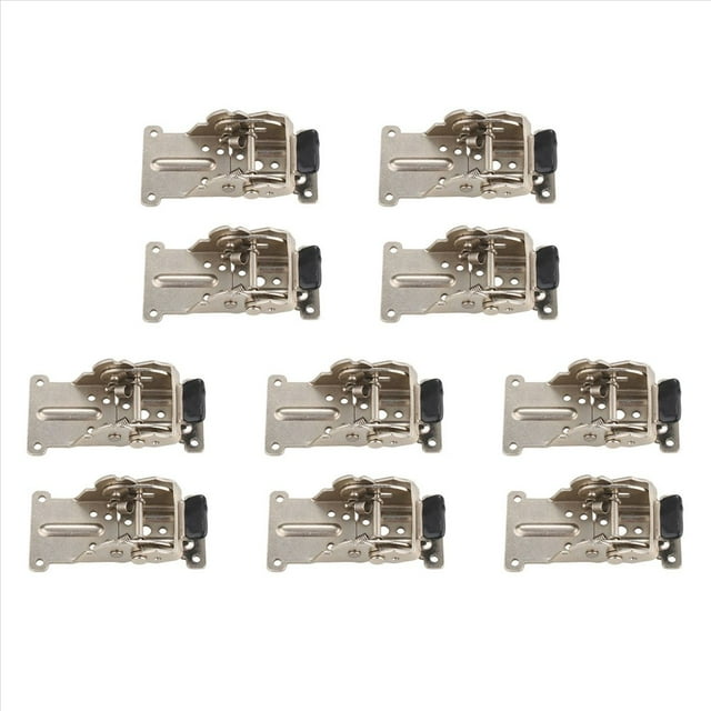 10 Uds 0-90-180 Grados Bisagra Plegable Autoblocante Patas de Mesa Plata Plegable Mesa de Centro Muebles Bisagra de Gabinete