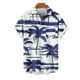 thumbnail image 5 of Mens Casual Manga Corta Botón Abajo Camisas Impresas Bolsillo Botón Turndown Cuello Top Blusa Camisa, 5 of 5