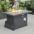 thumbnail image 3 of LeisureMod Chelsea Patio Aluminum Propane Fire Pit Table in Black, 3 of 13