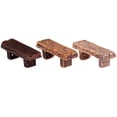 thumbnail image 1 of OUNONA 3 Pcs Siège de Banc de Parc Miniature en Résine Couleurs Assorties Déco de Jardin Design Concis, 1 of 6