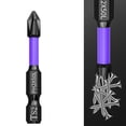 thumbnail image 2 of 5PCS Non-slip PH2 Magnetic Batch Head Cross Screwdriver Impact Drill Bit 25-90mm, 2 of 12