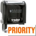 thumbnail image 1 of Self-Inking Bold Priority Stamp, Trodat Printy 4911, Press and Print Stamping, Impression Size 5/8" x 1-1/2", Up to 10,000 Impressions - Orange Ink, 1 of 10