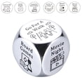 thumbnail image 3 of Date Night Dices Steel Dating Decision Maker Metal Dices for Memorable Couple Experiences Valentines Anniversary Gift, 3 of 7