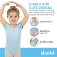 thumbnail image 5 of Girls' Team Basics Short Sleeve LeotardLight Blue (size-6-8 ), 5 of 7