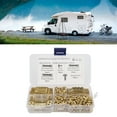 thumbnail image 3 of 100Pcs Sawtooth Picture Hangers, Iron Frame Hanging Hooks with Screws for Photo, Clothes, Tools in Cars, Ships, RVs, Ships, Large Trucks, 3 of 7
