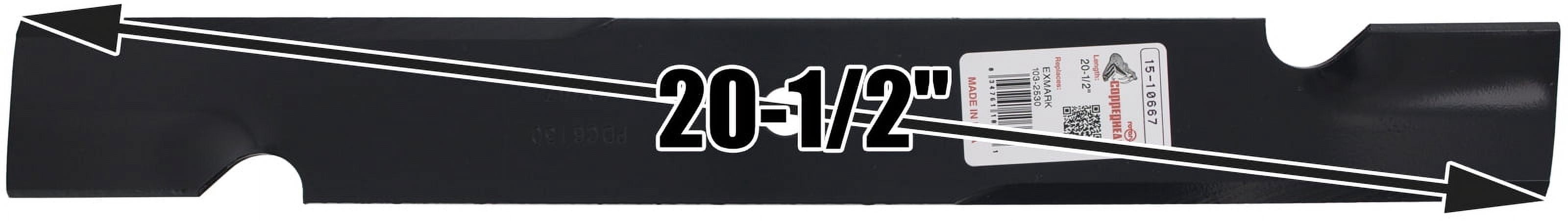 Rotary® 10667 9 Mower Blades for Bad Boy® Dixie Chopper® Exmark® 60" Deck