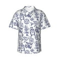 thumbnail image 2 of Goofa World Travel2 Hawaiian Shirt for Men, Unisex Summer Beach Casual Short Sleeve Button Down Shirts,Aloha Tropical Floral print shirt-XX-Large, 2 of 9