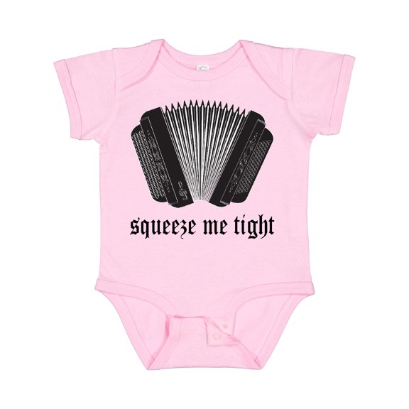 Inktastic Squeeze Me Accordion Music Boys or Girls Baby Bodysuit