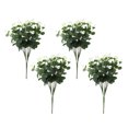 thumbnail image 4 of 4 hojas artificiales de eucalipto de imitación, ramas de eucalipto realistas y vívidas, decoración para bodas., 4 of 14
