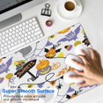 thumbnail image 4 of Long Mouse Pads for Desk,Halloween Ghost Pumpkin Pattern Desk Mats on Top Of Desks, Desk Mouse Pad Extra Large with 3mm Non-Slip Base and Stitched Edge for Gaming,Office,Work,Home 35.4x15.7in, 4 of 5