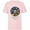 Soft Pink, variant on Marvel Avengers A-logo Circle Super Hero Family Trip 2024 - Short Sleeve T-Shirt for Kids - Customized-White