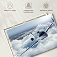 thumbnail image 6 of Elephant Stock Flying Luxury Private Jet Wall Art - Horizontal Canvas Wall Art - Living Room Wall Decor - Transportation Canvas - Silver And Gray Decor - 12" x 8", 6 of 8