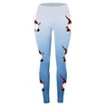 thumbnail image 4 of WILLBEST Leggings de Cintura Alta para Mujer, Pantalones de Yoga para Entrenamiento, Suaves, Elásticos, Cómodos, con Estampado Navideño, Diseño de Bloques de Color para Correr Y Gimnasio Extra Grande, 4 of 4