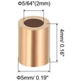 thumbnail image 2 of Unique Bargains 5/64'/2mm Wire Rope Stop Sleeve,Crimping Loop Sleeve for Wire Rope and Cable Ferrule,Metallic,30 Pack, 2 of 5