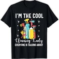 thumbnail image 1 of Camiseta Divertida de Mujer Limpiadora - Título para Chica del Aseo, 1 of 7