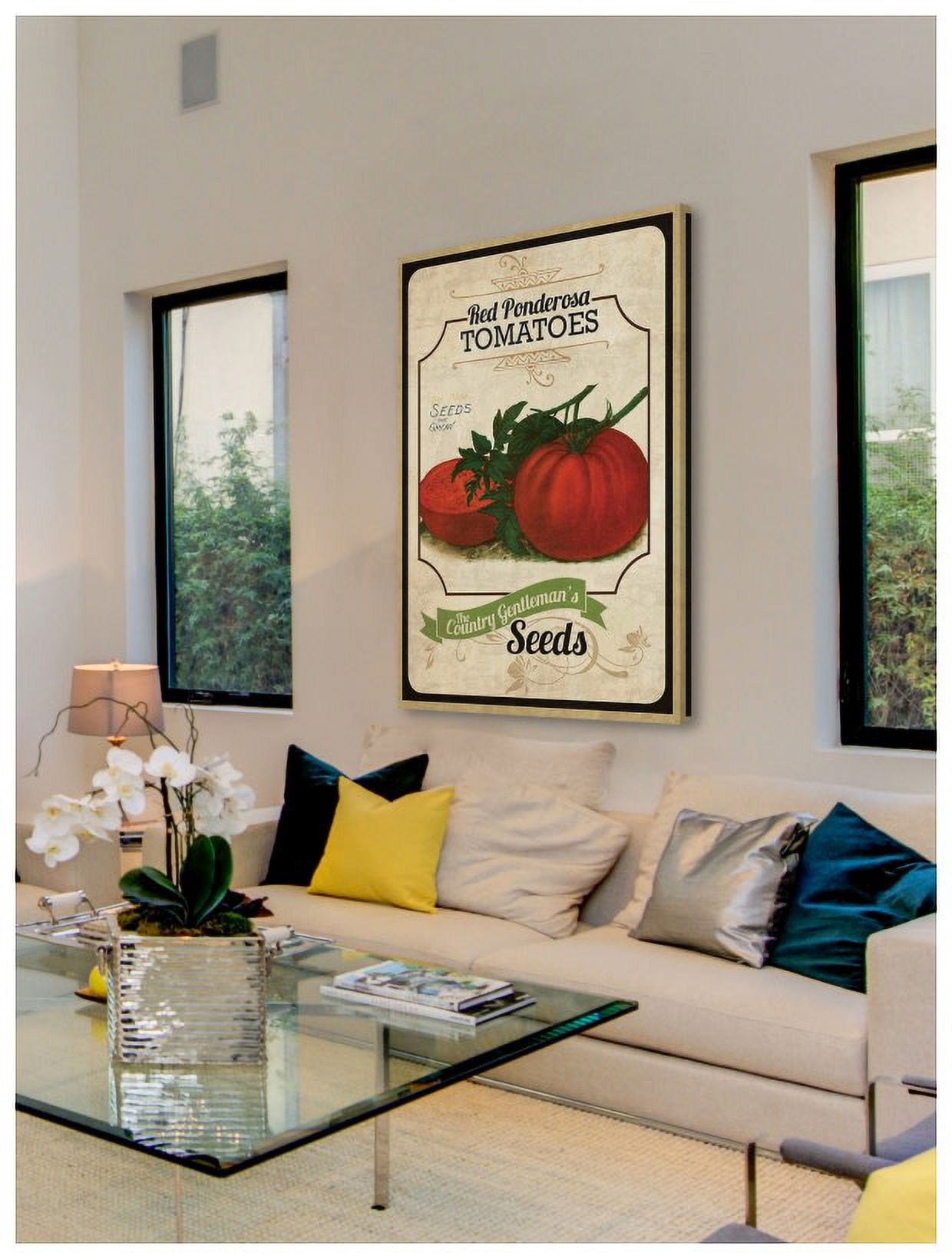 Marmont Hill "Seed Packet Tomato" Painting Print on Canvas