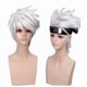 thumbnail image 1 of RV anime peluca plata blanco okantian pelo corto anti warp cospl, 1 of 5