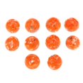 thumbnail image 2 of 10 de cristal de polvo dorado, adornos para manualidades de costura, decoraciones para vestidos, accesorios para el cabello naranja Zulema Lampwork Beads, 2 of 8