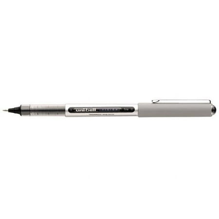 Uni-ball 002827 Vision Acid-Free Waterproof Roller Ball Pen- 0.7 Mm. Fine Tip- Black
