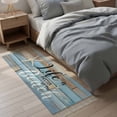 thumbnail image 4 of Area Rug with Tassels 2' x 4', Starfish Summer Beach Better Life Kitchen Runner Rug for Hallway Bedroom Throw Rugs, Farm Vintage Wood Board Soft Door Mat for Bathroom Entrance Living Room, 4 of 9
