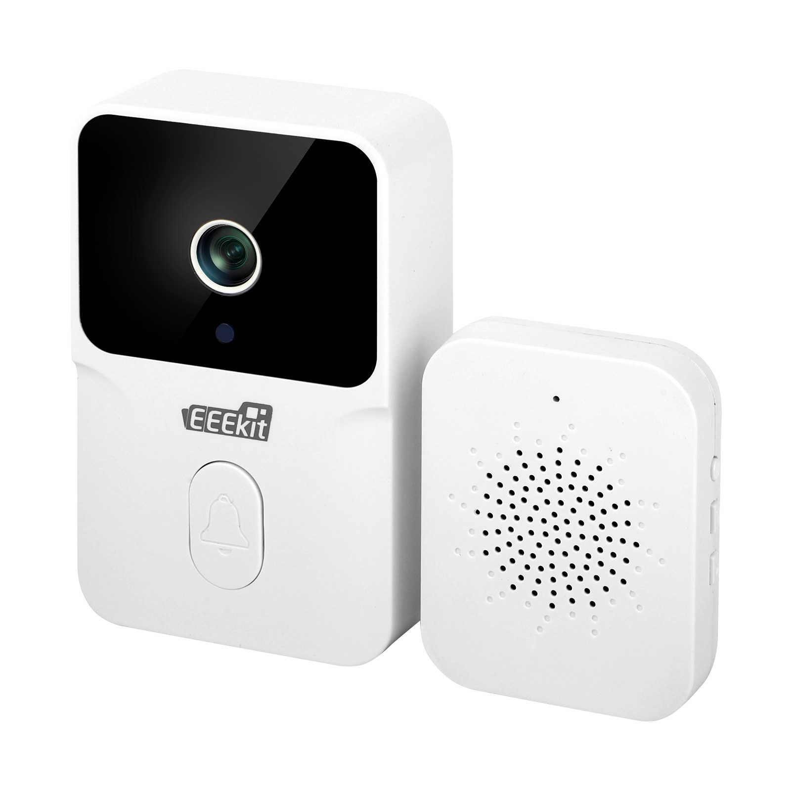 Video Doorbell with Chime, EEEkit Waterproof Wireless Doorbell