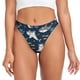 thumbnail image 1 of Balery Friendly Sharks Tangas de Algodón para Mujer con Estampado – Ropa Interior Sexy, Transpirable, G-string-4X-Large, 1 of 6