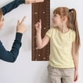 thumbnail image 3 of Wooden Growth Chart Ruler Height Measurement Sticker for Boys & Girls 4-Piece Set with Sponge & Tape Measure Natural Wood for Nursery & Home Decor, 3 of 9