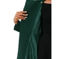 thumbnail image 5 of Unique Bargains Women's Double Breasted Trendy Outwear Swing Pea Coat M Green, 5 of 6