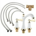 thumbnail image 2 of Faucet 8 Inch Copper Split Faucet Basin Faucet High Temperature Resistance, 2 of 8