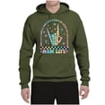 thumbnail image 2 of Wild Bobby Motherhood Some Days I Rock It Skeleton Hand Unisex Hoodie Sweatshirt, 2 of 6