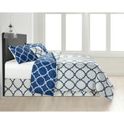 Lux Decor Collection King Size Comforter Set - Reversible 5 Piece Comforter set Hypoallergenic King Duvet Insert Bedding Set