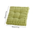 thumbnail image 3 of Honmine 17.7x17.7 Inch Thickened Square Seat Cushion, Soft Floor Cushion for Office Chair, Extra Thick Pad for Gaming, Picnic, and Dining Chair, 3 of 6