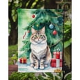 thumbnail image 3 of Carolines Treasures DAC7226GF 15.5 x 11.25 in. Kurilian Bobtail Cat by the Christmas Tree Garden Flag, 3 of 5