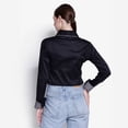 thumbnail image 3 of TuffRider Ladies ADEY Double Collar Shirt-Black -XL, 3 of 10