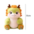 thumbnail image 4 of Juguete de dragón 2024, encantador juguete de dragón, muñeco de animal, mascota de la suerte, juguetes para la oficina. Verde, 4 of 9