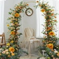thumbnail image 4 of Metal Arch Backdrop Stand 2M/6.6FT Gold Wedding Arch Balloon Arch Stand,Garden Arch Frame for Wedding Birthday Party Balloon Flower Arch Decoration, 4 of 7