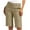 Beige, variant on ZZwxWA Shorts for Women Comfy Casual Slim Fit Pull On Knee Length Shorts Solid Lounge Bermuda Shorts with Pockets
