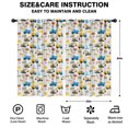 thumbnail image 2 of Blackout Kids Curtains,Cartoon Construction Vehicles Road Signs Childrens Insulated Curtains Set Of 2,Bedroom Essentials,Toddler Room Decor 52"x84", 2 of 5