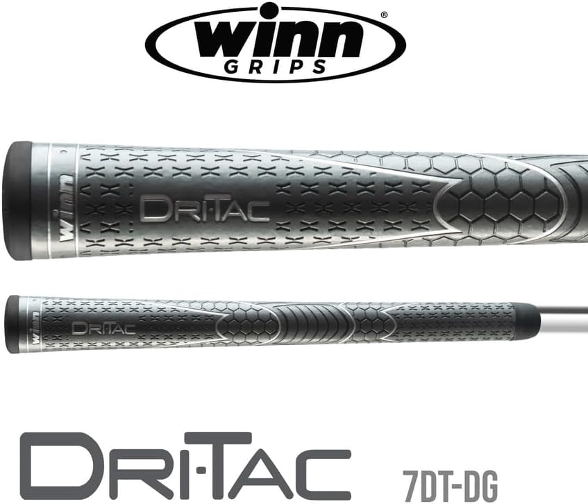 Winn Dri-Tac Oversize (+1/8) Dark Gray 13 Piece Golf Grip Bundle