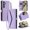 Purple, variant on Wallet Crossbody Case for Samsung Galaxy A35 5g Rfid Blocking Zipper Bills Slot Card Holder Wallet Case for Women